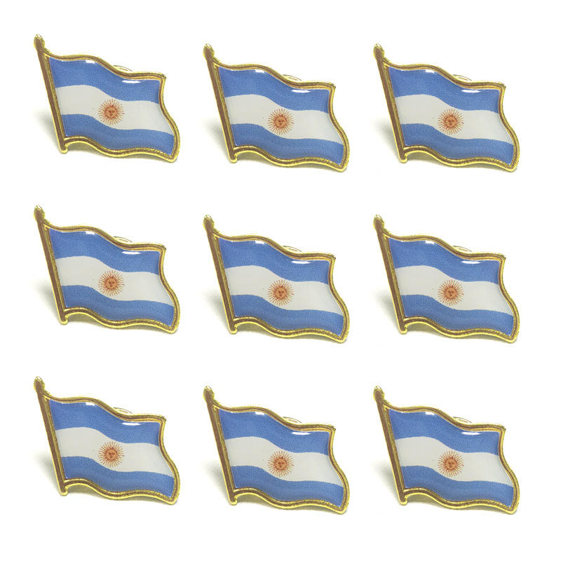 Broche drapeau argentin