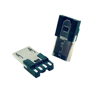 微型USB 2.0 a型公连接器5Pin OD4.5焊料微型USB b型母产品 - Product Image 2