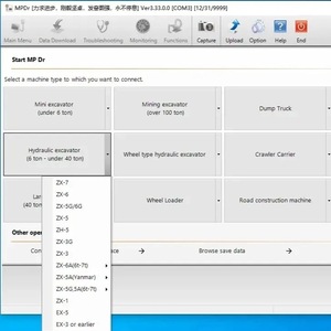 SUNORO Hitachi экскаватор MPDR программное обеспечение 3,33 3,9 диагностический Коммуникационный адаптер Набор инструментов для диагностического ScannerZX-1 ZX-3 ZX-3G - Product Image 6