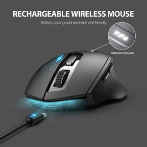 Indhic DR01 BT 3 modalità di ricarica senza fili Mouse silenzioso gioco da ufficio Computer portatile uso domestico - Product Image 5