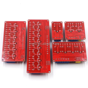 Stock 8 canali 5V 12V 24V modulo relè scheda rossa optoaccoppiatore isolamento uscita modulo relè Trigger alto basso livello - Product Image 4
