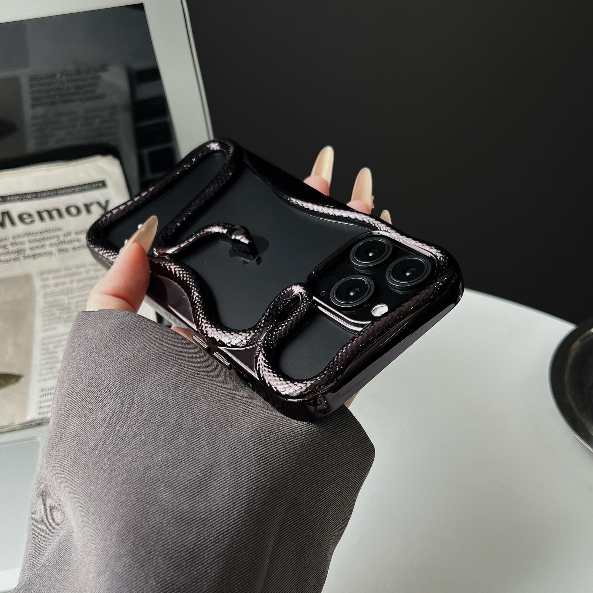 Electroplated black