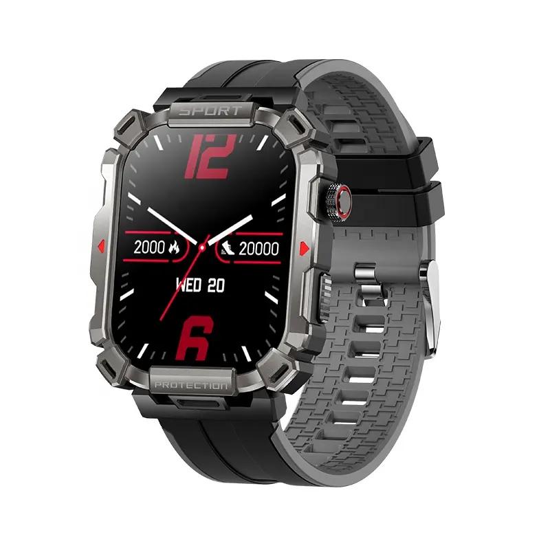 2024 nuovo orologio intelligente per lo sport ragazzo AI voice call stress music camera fitness tracker ip68 smartwatch impermeabile all'aperto