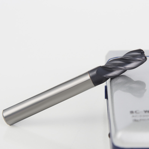 <strong>CNC</strong> <strong>Lathe</strong> <strong>Milling</strong> Cutter Tungsten Carbide 4-Flute Corner Radius <strong>End</strong> Mills - Product Image 5