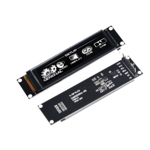 Parlaklık/gri tonlama kontrolü ile 2.08 inç OLED ekran modülü-256x64 piksel SH1122 sürücü SPI arayüzü (7-Pin)