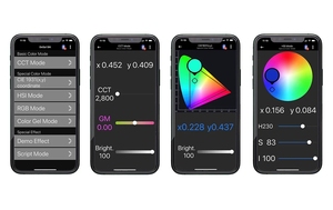 Falcon gözler DM2 200w RGBWW tam renkli LED Video nel Video işığı COB günışığı 2800K-10000K APP kontrol fotoğraf aydınlatma - Product Image 4