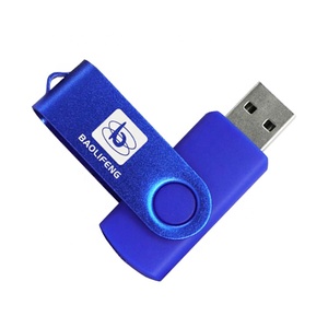 Unidad de memoria usb de 512 mb giratoria min, pen drive de marca privada, colores populares, promoción - Product Image 2