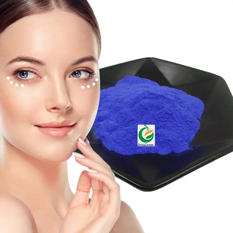 Cosmetische Ingrediënten Blauw Koperpeptiden Poeder Ghk-Cu Ghk Cu Koperpeptide