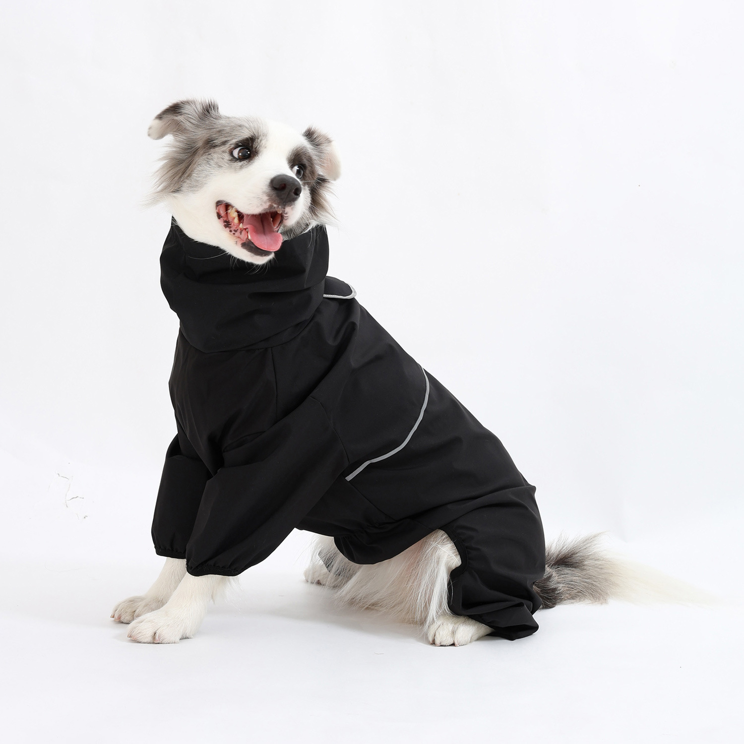 Black waterproof jacket
