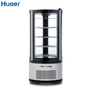 Ba Lớp Thiết bị làm lạnh hiển thị cửa kính trưng bày bánh hiển thị tủ lạnh tủ xoay bánh tủ lạnh - Product Image 2