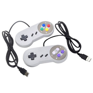 Promozione!!! Classico Controller di gioco USB retrò Super SNES per Windows PC / MAC / Linux / Raspberry Pi/retrogue Gamepad