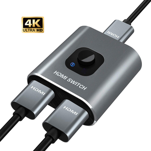 OEM de fábrica 2 puertos 2 en 1 salida 4K bidireccional para HDMI Splitter 2x1 4K60HzBi conmutador bidireccional direccional HDMI Switch - Product Image 1