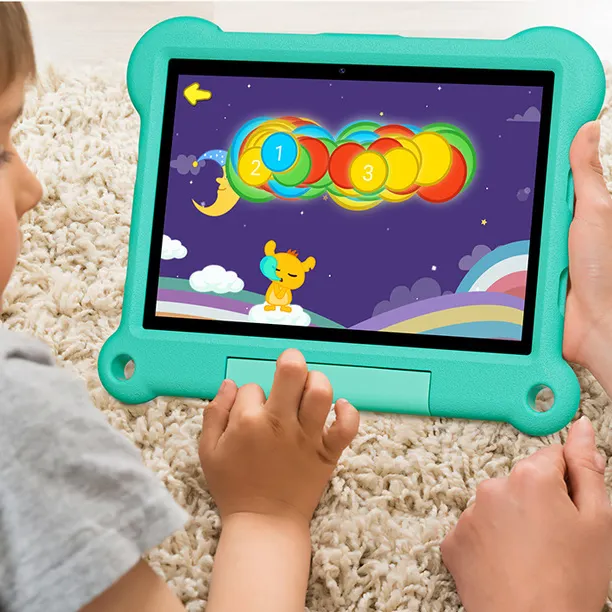 Tablette pour enfants 10 pouces avec emplacement pour carte sim iwawa android 10, 32 go 64 go, éclairage scolaire