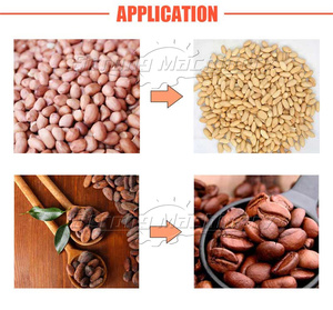 Maquinaria comercial de procesamiento de tostado de granos de cacao Pelador Winnower Máquina peladora de granos de cacao tostados Winnower - Product Image 2