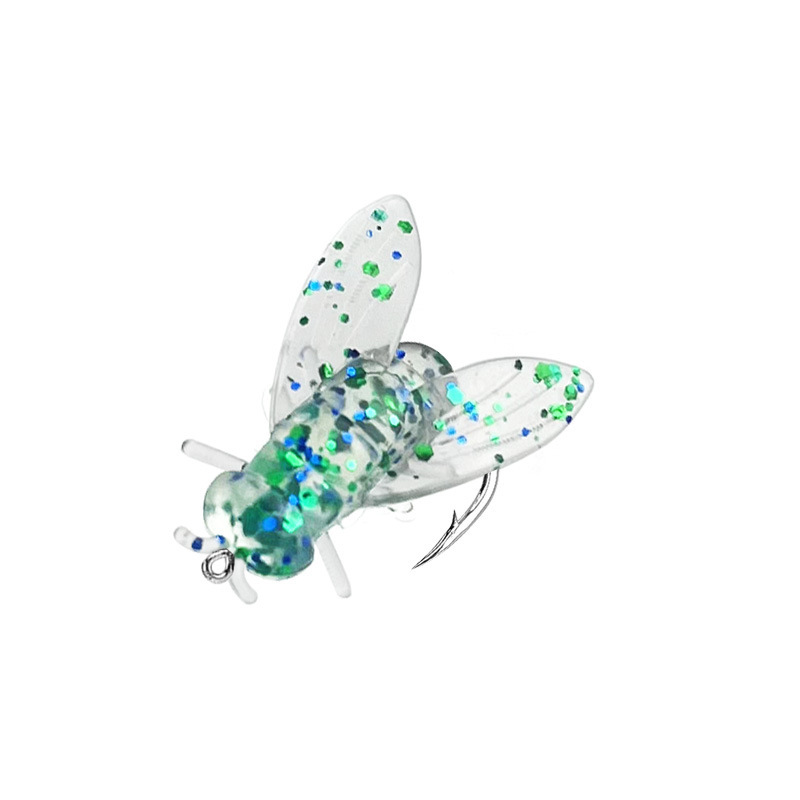 Green-translucent-with hook