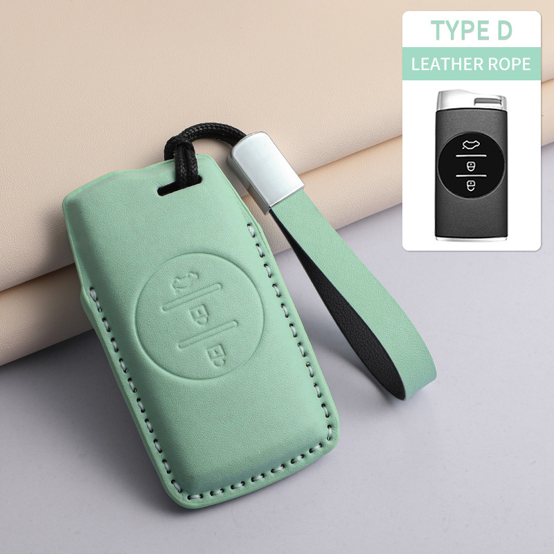 Tipo D Verde + Cordón de cuero