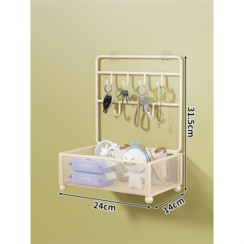 Modelo regular de pared color hueso.