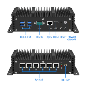 Firewall Hardware Mini computer Pc i5 10210U 6 porta Nic Win Linux Pfsense OS per apparecchio di rete Wireless WIFI stato SATA - Product Image 4