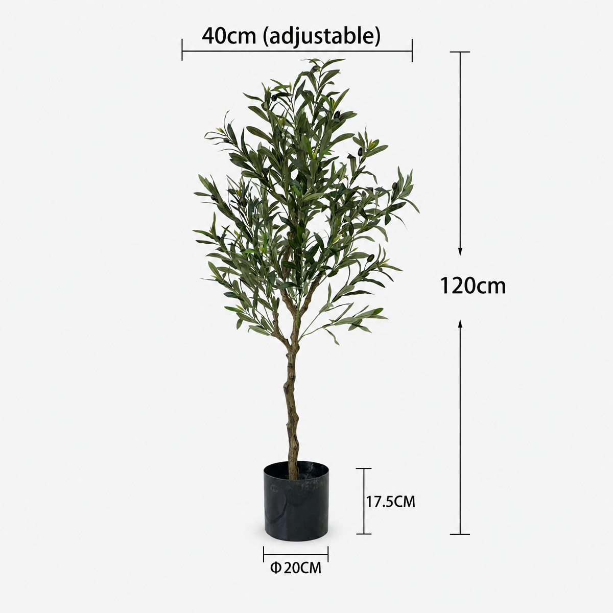 120cm vert