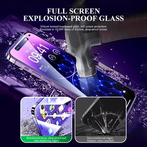 Đối với chất lượng cao chống gián điệp sự riêng tư Tempered Glass điện thoại bảo vệ màn hình <span class=keywords><strong>iPhone</strong></span> 14 15 16 17 Pro Max cộng với Glass tampered màn hình - Product Image 4