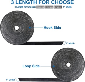 Self-Adhesive Heat Resistance Feature <strong>Hook</strong> and <strong>Loop</strong> <strong>Tape</strong> Adhesive <strong>Hook</strong> and <strong>Loop</strong> <strong>Tape</strong> - Product Image 5