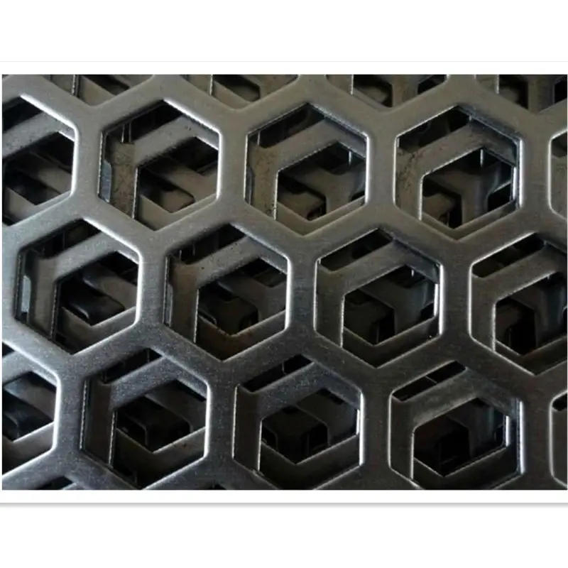 4X8 Micro Gat Aluminium Of Roestvrij Staal Uitgebreid Hexagon Honingraat Mesh Geperforeerde Plaat Metalen Mesh