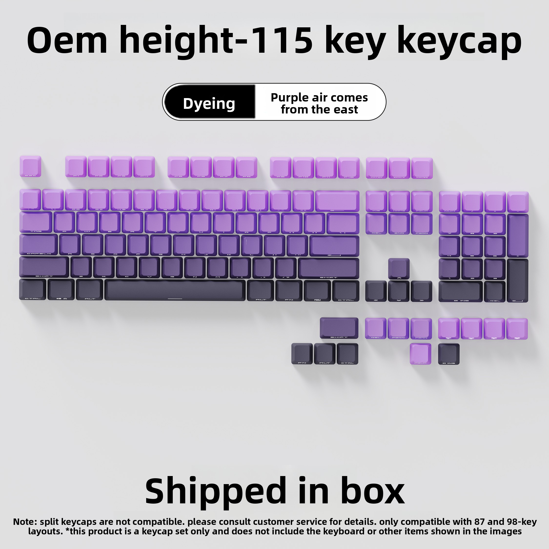 Midnight Purple - Keycaps