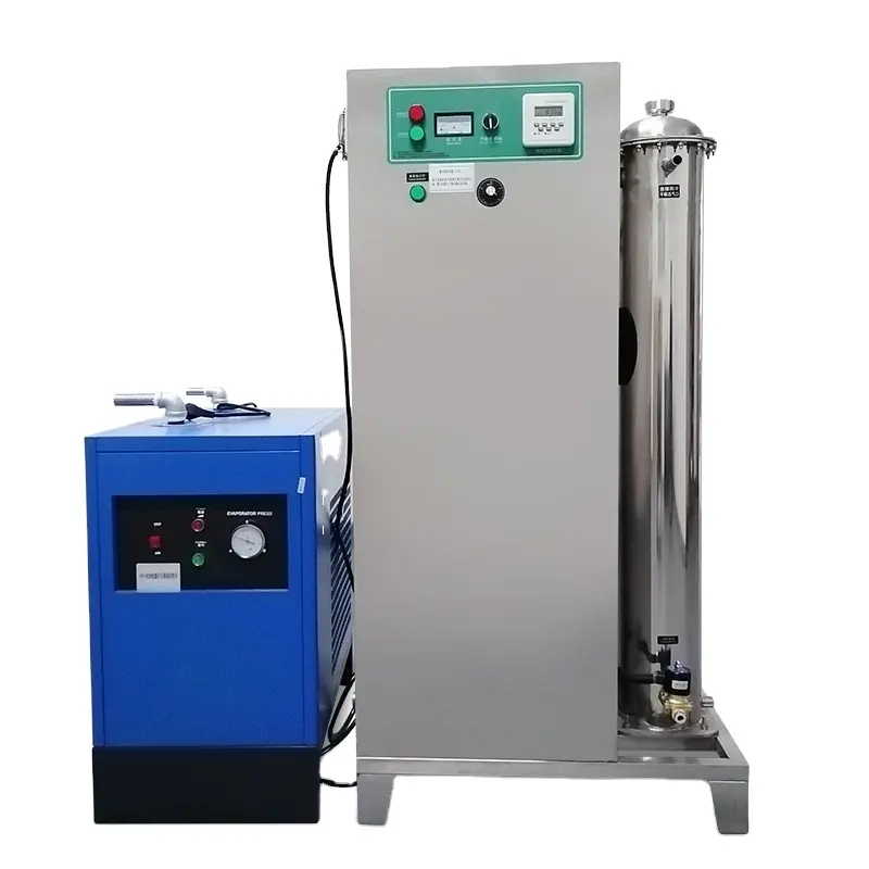 Sistema industrial de purificação de água do ozônio, gerador de ozônio do tratamento de água para água 100 g