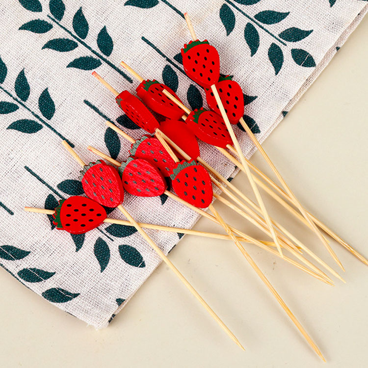 Fraise rouge 12 cm 100 pcs/sac