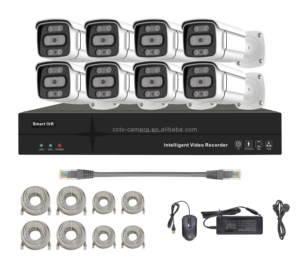 CCTV NVR KITs Fuente original Fábrica CCTV Sistema de grabación de seguridad 5mp Cámara IP 8ch PoE NVR KITs - Product Image 1