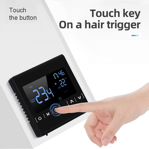 Controlador de temperatura inteligente Pantalla LED táctil Controlador de calefacción digital NTC para calefacción de piso - Product Image 3