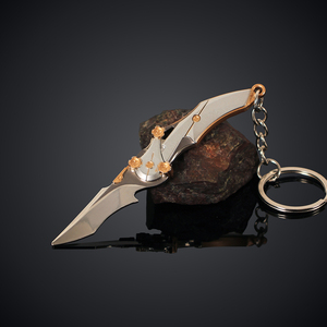 Delta Force HawkOps 9CM Mini Mercy pisau lipat Model paduan mainan pisau gantungan kunci permainan jimat - Product Image 1