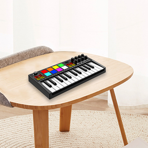 <strong>MIDI</strong> <strong>Controller</strong> Konix Colorful Piano 25keys ARP Auto Zccompaniment Function 8 Pads Good Quality <strong>MIDI</strong> <strong>Keyboard</strong> - Product Image 5