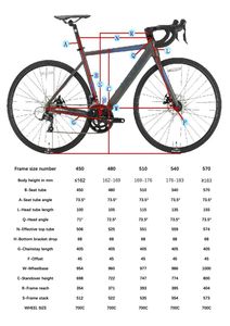 JAVA RONDA bici da strada 18 velocità 2022 OEM lega di alluminio 700C un manubrio 18 S bici da corsa freni a doppio disco bicicletta per adulti - Product Image 6