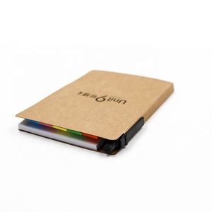 Bloc de notas personalizado con bolígrafo, juego de notas adhesivas de papel, promoción, barato - Product Image 5