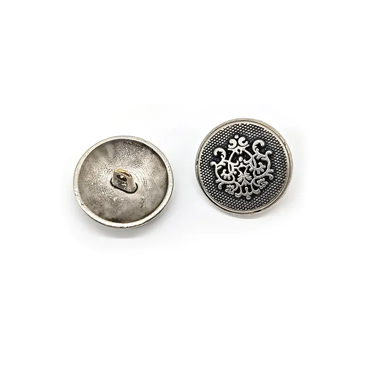 High Quality Alloy Sewing Buttons Hand-Stitched Garment Button Fashion Surface Pattern Pin Button For Coat Shirt Decoration