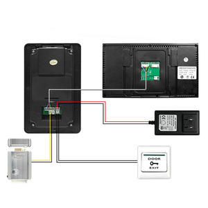 7 Inch Video Door Phone <strong>Auto</strong> Picture Taken Doorbell Access Control <strong>System</strong> With 125Khz Keyfob Video <strong>Intercom</strong> <strong>System</strong> - Product Image 6