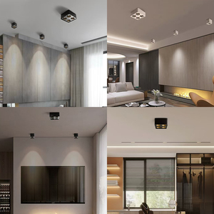 ไฟเพดาน LED หัวแรง7W 10W 12W 1/2/4พร้อมคุณสมบัติป้องกันแสงสะท้อนชิปดาวน์ไลท์แบบติดตั้งบนพื้นผิวที่อยู่อาศัย - Product Image 6