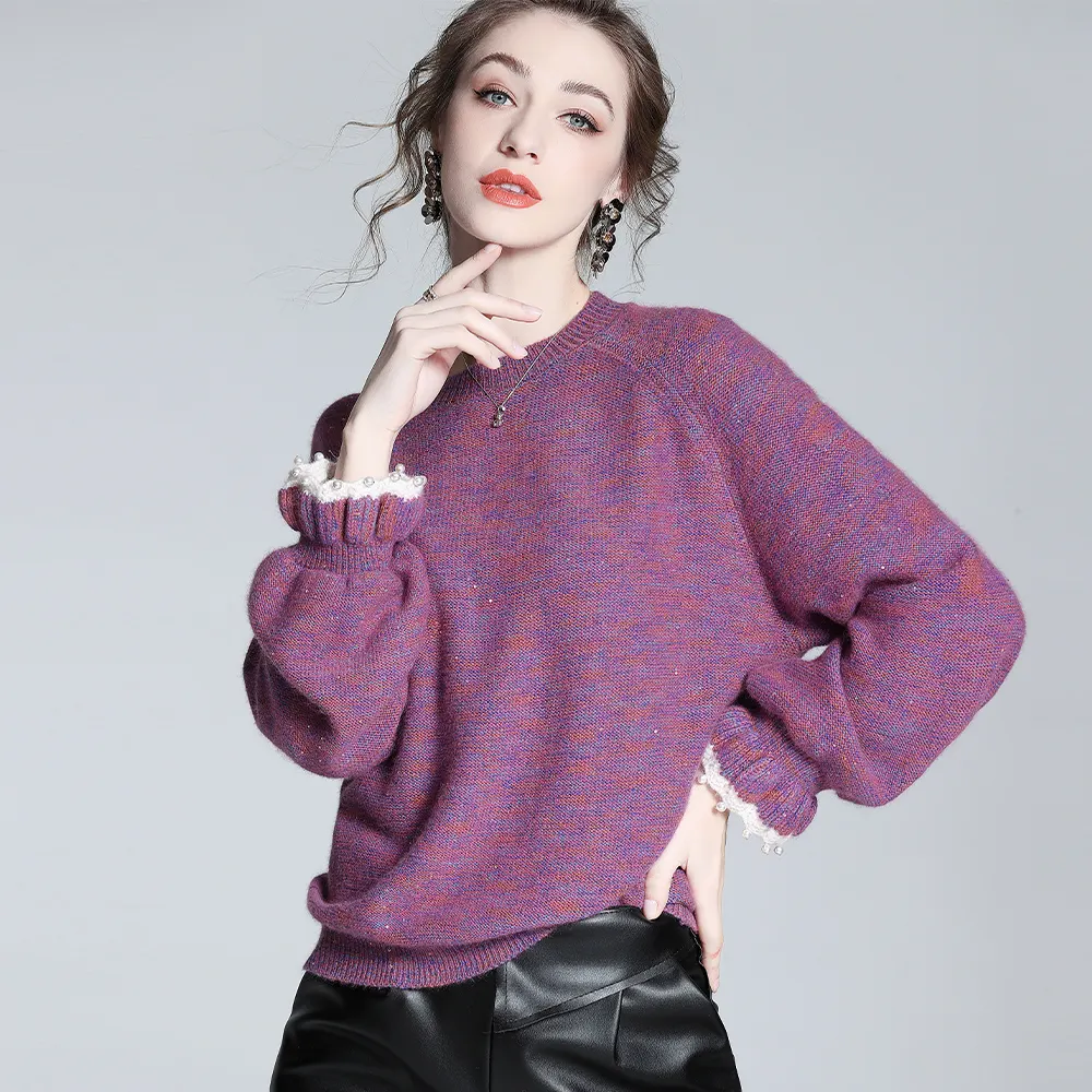 Maglioni di Cashmere in lana lavorata a maglia abiti firmati invernali maglioni da donna uncinetto abbigliamento per donna top 2023