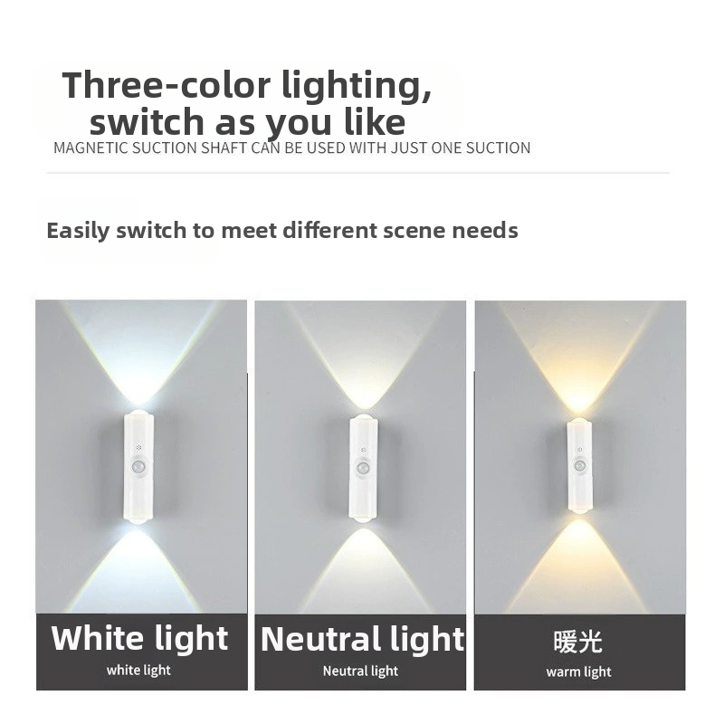 Blanc + lumière modifiable tricolore