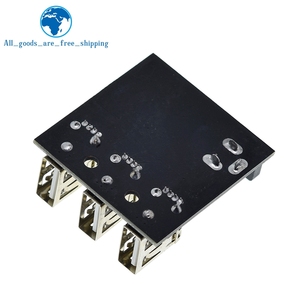 TZT DC-DC 9V/12V a 5V 8A Step Down Power Charger Bank Board 3 USB Mini modulo di ricarica convertitore Buck Step-Down per Arduino - Product Image 6