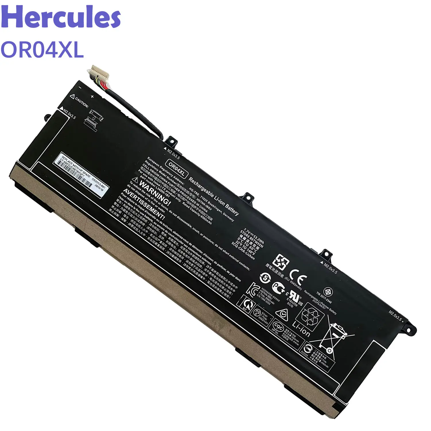 OR04XL HSTNN-DB9C HSTNN-IB8U batteria per laptop per batteria ricaricabile per notebook HP EliteBook x360 830 G5 G6