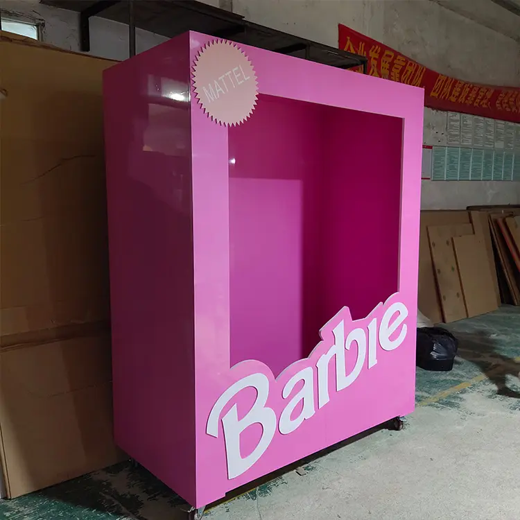 Personalizza le forniture per eventi per feste scatola per Photo Booth rosa decorazione per feste decorazioni per feste a tema di barbie di natale