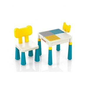 Children's Building Block <strong>Multi</strong> <strong>Function</strong> Baby's Learning <strong>Table</strong> <strong>Game</strong> Toy <strong>Table</strong> Chair Large Particle Building Block <strong>Table</strong> - Product Image 6