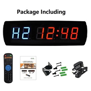 3 "6 cifre modalità di allenamento multiplo palestra Timer LED intervallo Timer con cicalino telecomando per giochi di esercizi di boxe - Product Image 4
