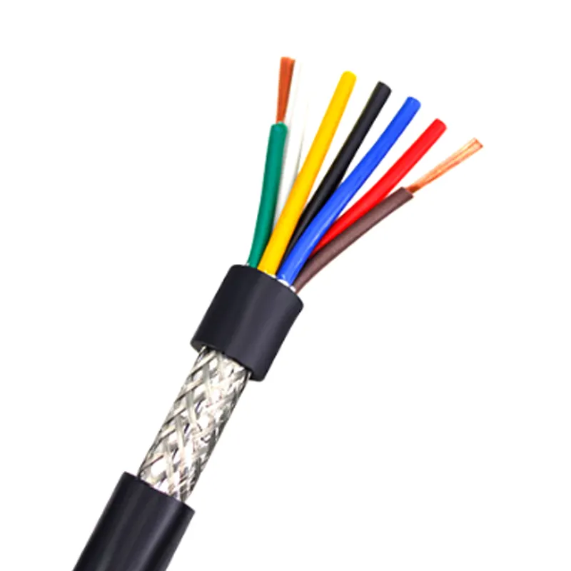 卸売24awg 28awg PVCシースUL2405ワイヤーマルチコアフレキシブルシールド電源ケーブル