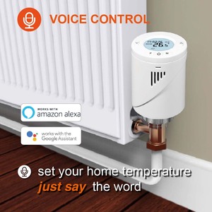 Термостатический клапан радиатора Smart Trv Zigbee, с Wi-Fi, программируемая головка клапана термостата, совместим с Alexa/Google Home - Product Image 6