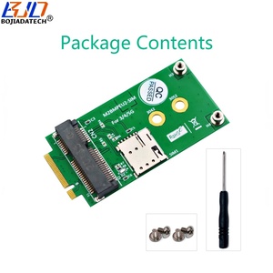 NGFF อินเทอร์เฟซ M.2คีย์-B กับ <span class=keywords><strong>Mini</strong></span> PCI-E mpcie อะแดปเตอร์โมเด็มไร้สายหนึ่งนาโนผู้ถือซิมการ์ดสำหรับโมดูล5G 4G LTE WWAN - Product Image 6