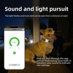 ペットスマートGPSトラッカー紛失防止デバイスApple Bluetooth互換性4GネットワークIP67犬と猫用防水 - Product Image 3