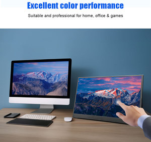 15.6 16 18.4 21.5 inç LED monitörler dokunmatik ekran 4K oyun monitörü IPS Panel ekran USB ekran Laptop için taşınabilir monitör - Product Image 5